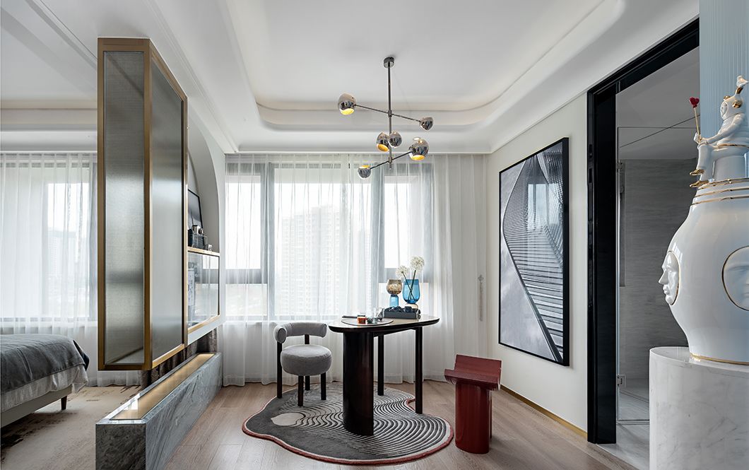新海派风格打造 150㎡精致生活空间-25