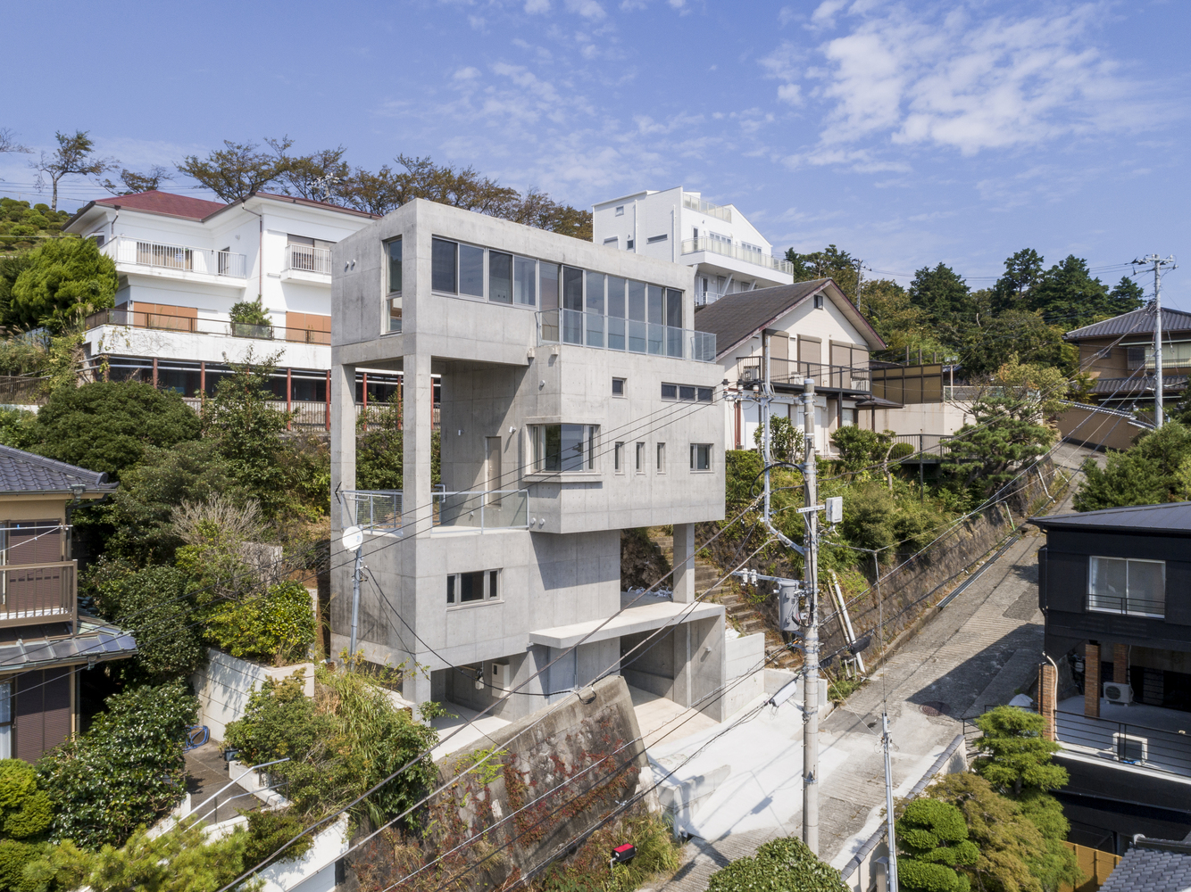 日本 Atami Tower House 混凝土塔楼设计丨Ashida Architect & Associates-22