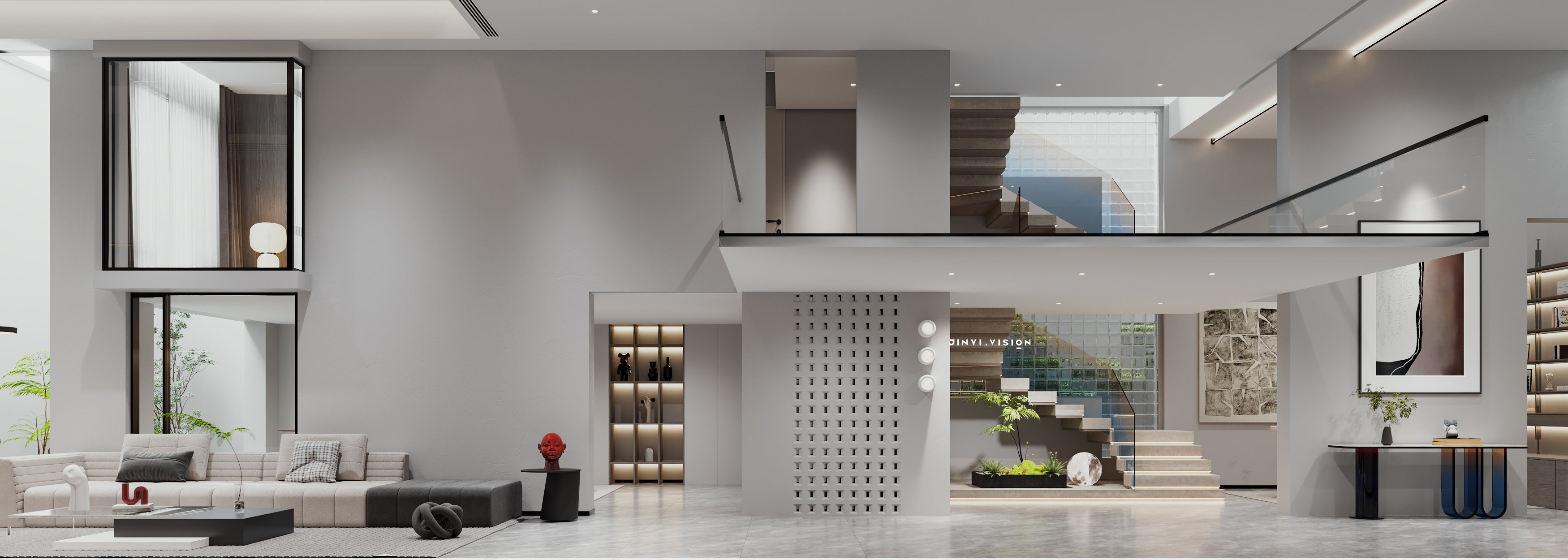 现代独栋别墅-3