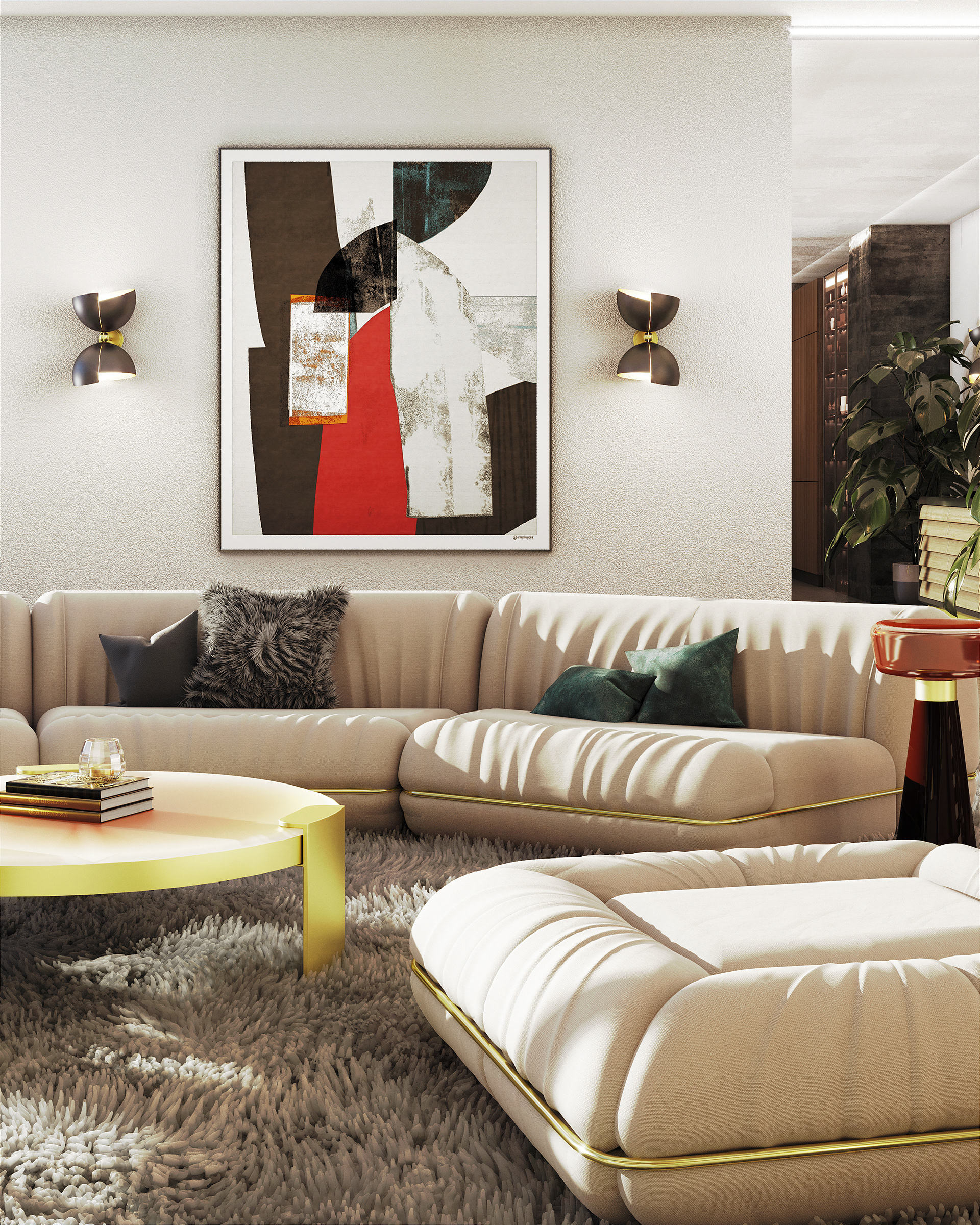 米兰的中性现代风住宅丨意大利米兰丨DRAGA&AUREL-14