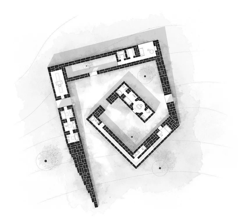 40 张建筑平面图大赏，美感与设计兼具-19