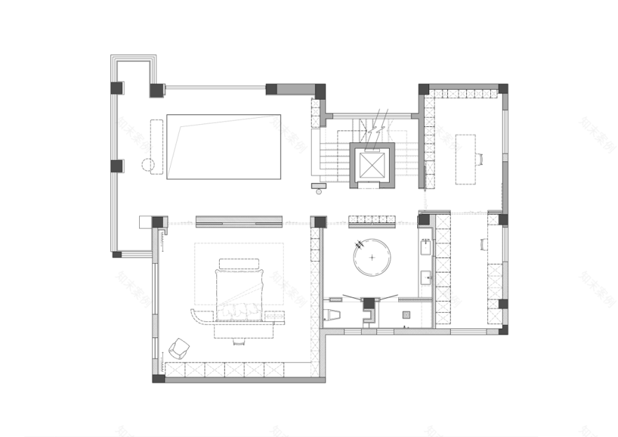 三房 800㎡现代别墅丨中国丨HHY 空间设计-55