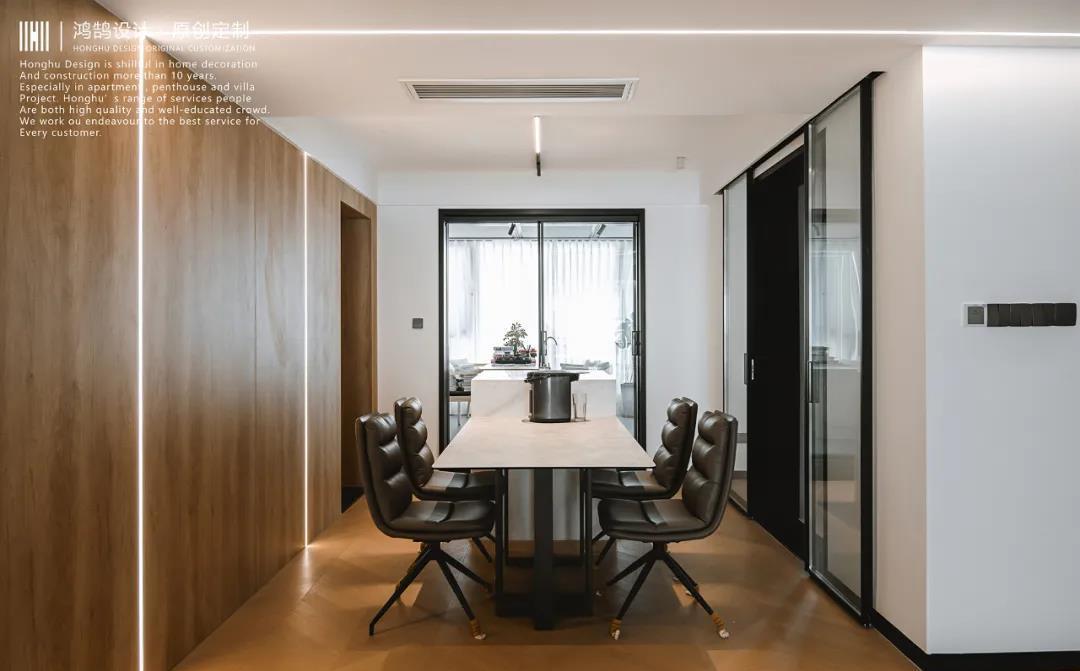 现代风平层改造丨中国芜湖丨芜湖鸿鹄设计-8