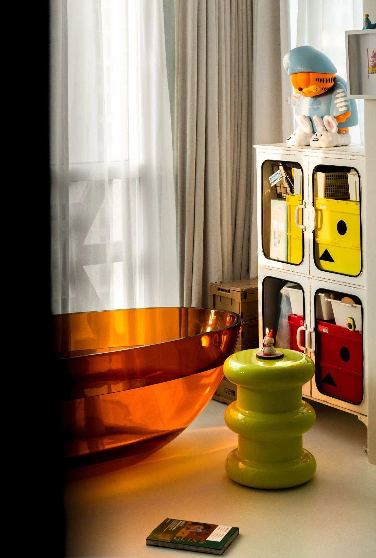 氧气空间 · 孟菲斯艺术元素注入现代独居女孩空间丨中国北京丨安之见舍空间设计事务所-36