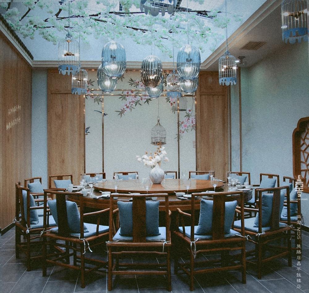 微尘空间设计事务所打造江南风情楚膳居餐厅-32