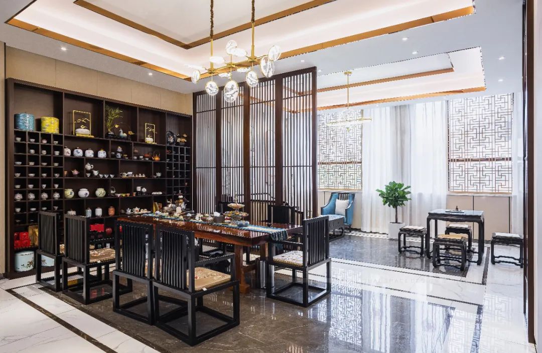 诗意新中式会所,温润儒雅的空间美学-47