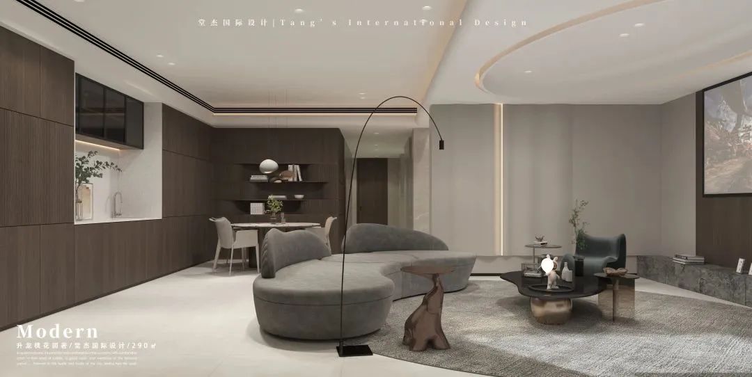 现代简约升龙桃花园著别墅丨中国南京丨堂杰国际设计-49