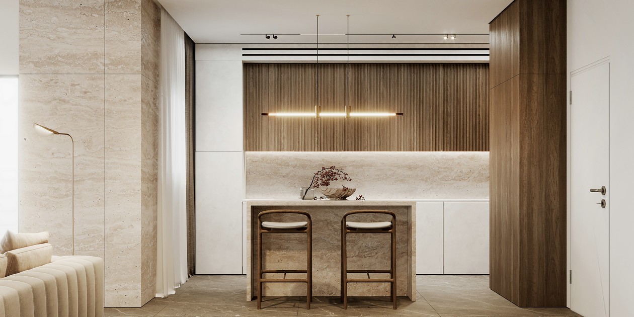 100㎡简约风住宅设计-5