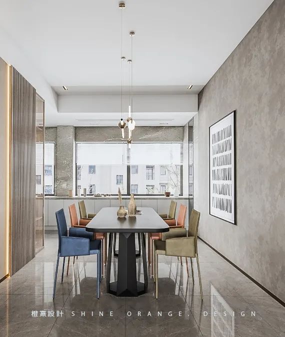 《橙熹设计》-《白云里》 | 现代北欧风格,开放空间设计,充满生活气息-46