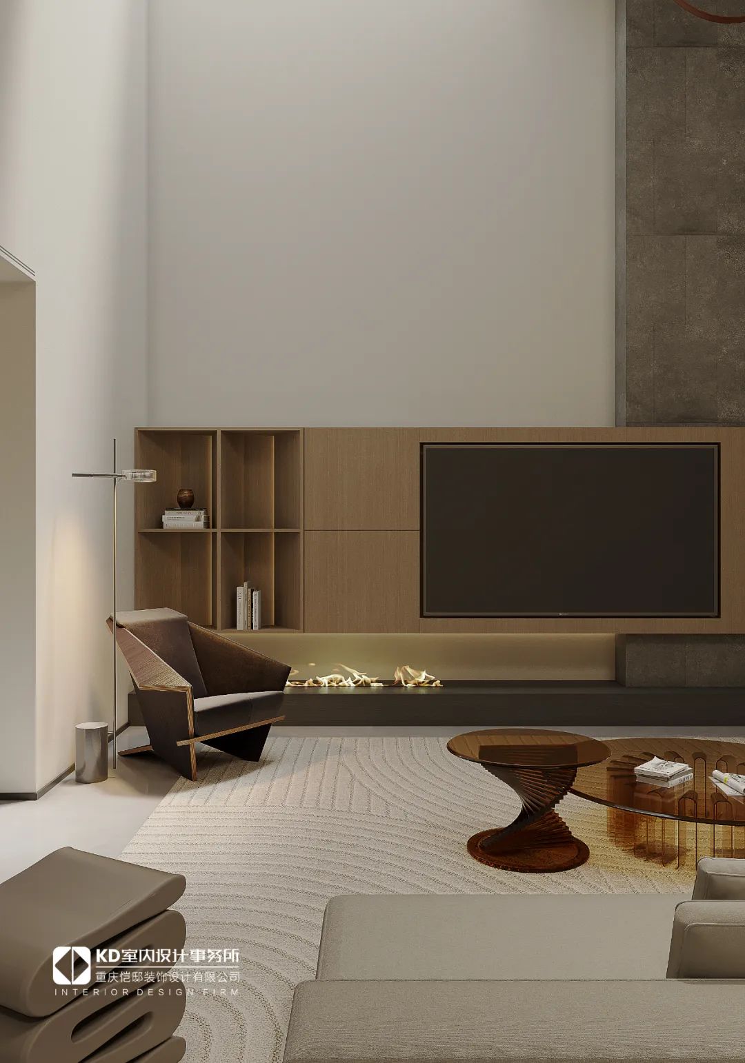 华美翡丽山私宅设计丨中国重庆丨KD室内设计事务所-28