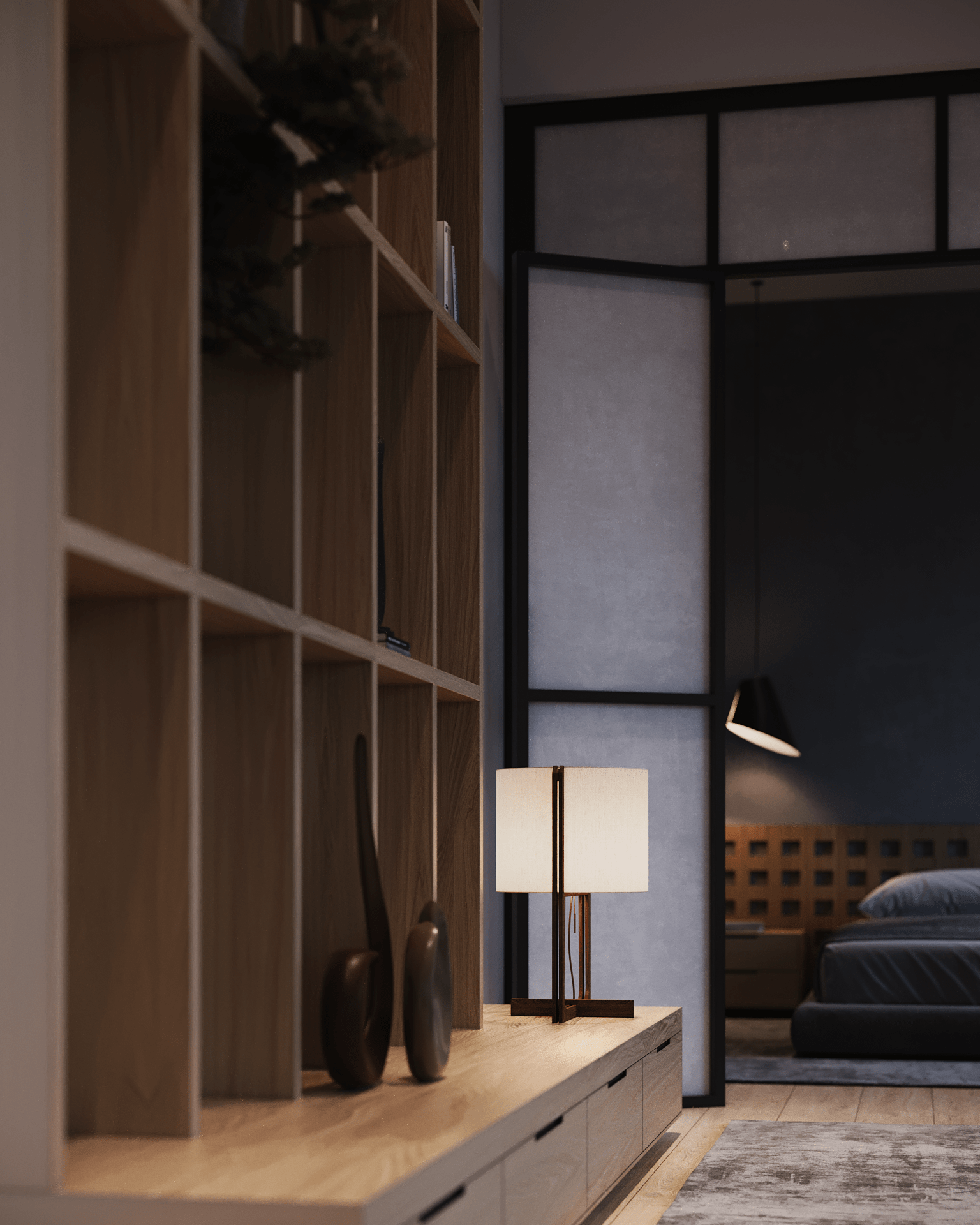 CGI - Overcast Apartment - Living-7