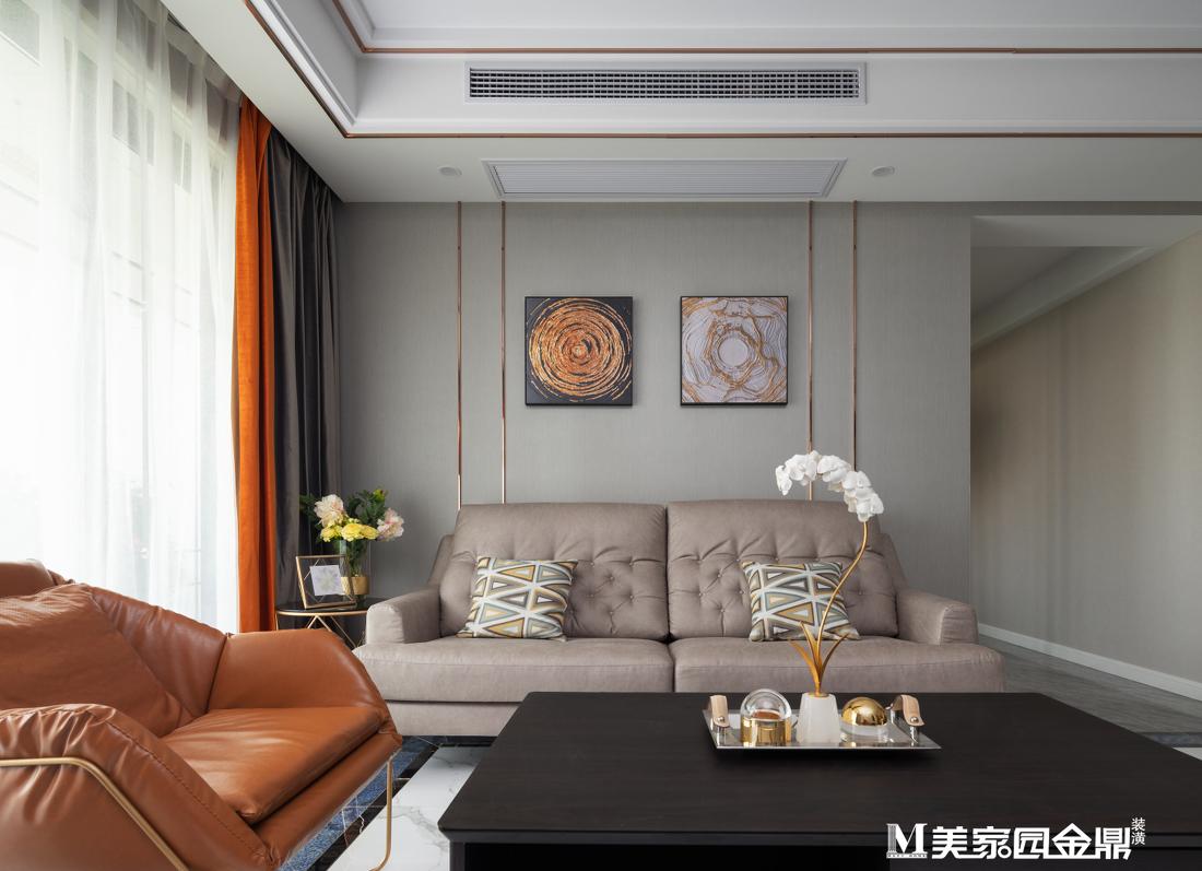 平层丨美家园金鼎装潢 招商花园 现代轻奢-4