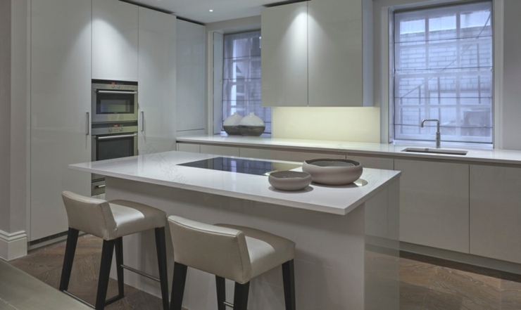 伦敦优雅丝滑内饰城市住宅丨英国伦敦丨Laura Hammett-19