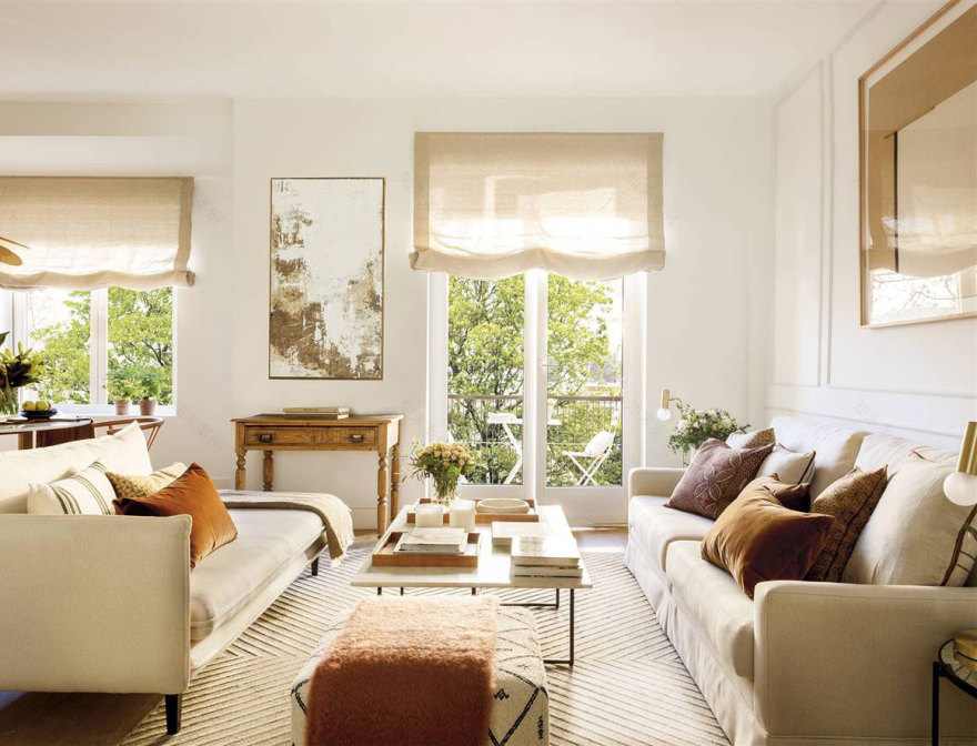 马德里的西班牙式舒适与现代优雅:公寓-1