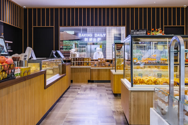 蜜悦蛋糕甜品站 | 温暖色调与通透空间的甜蜜邂逅-5