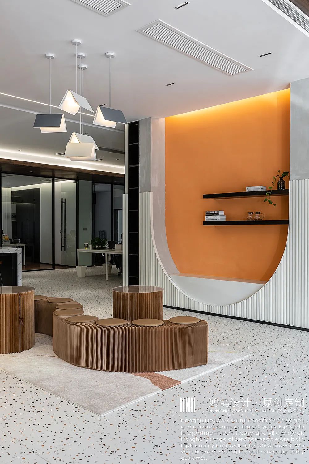 工业园区内的咖啡香 · 多功能办公空间设计丨鸿鹄设计-1