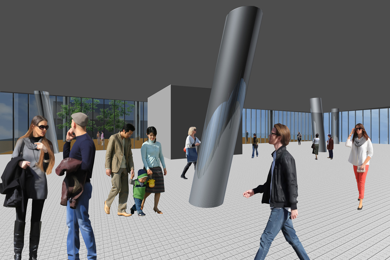 都市浮云 | YDS 建筑事务所打造的中央商业区购物商场设计-16