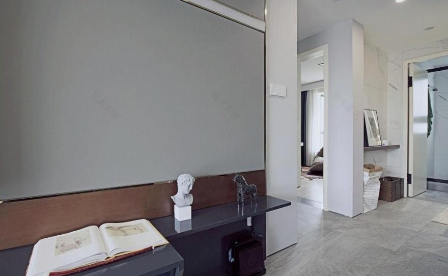 ANAC 空间高级灰现代简约三室,储物空间与光线设计巧妙结合-10