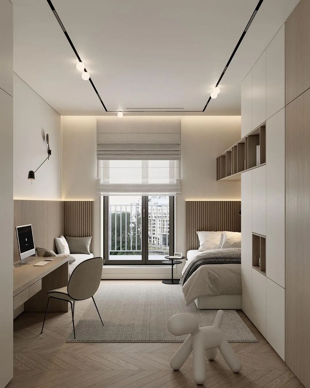 奶油色调的现代空间设计丨俄罗斯圣彼得堡丨DE&DE Studio-34