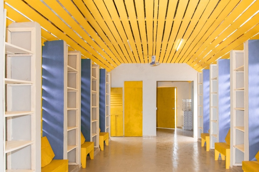 蓝色建筑 | 科特迪瓦可持续社区图书馆-20