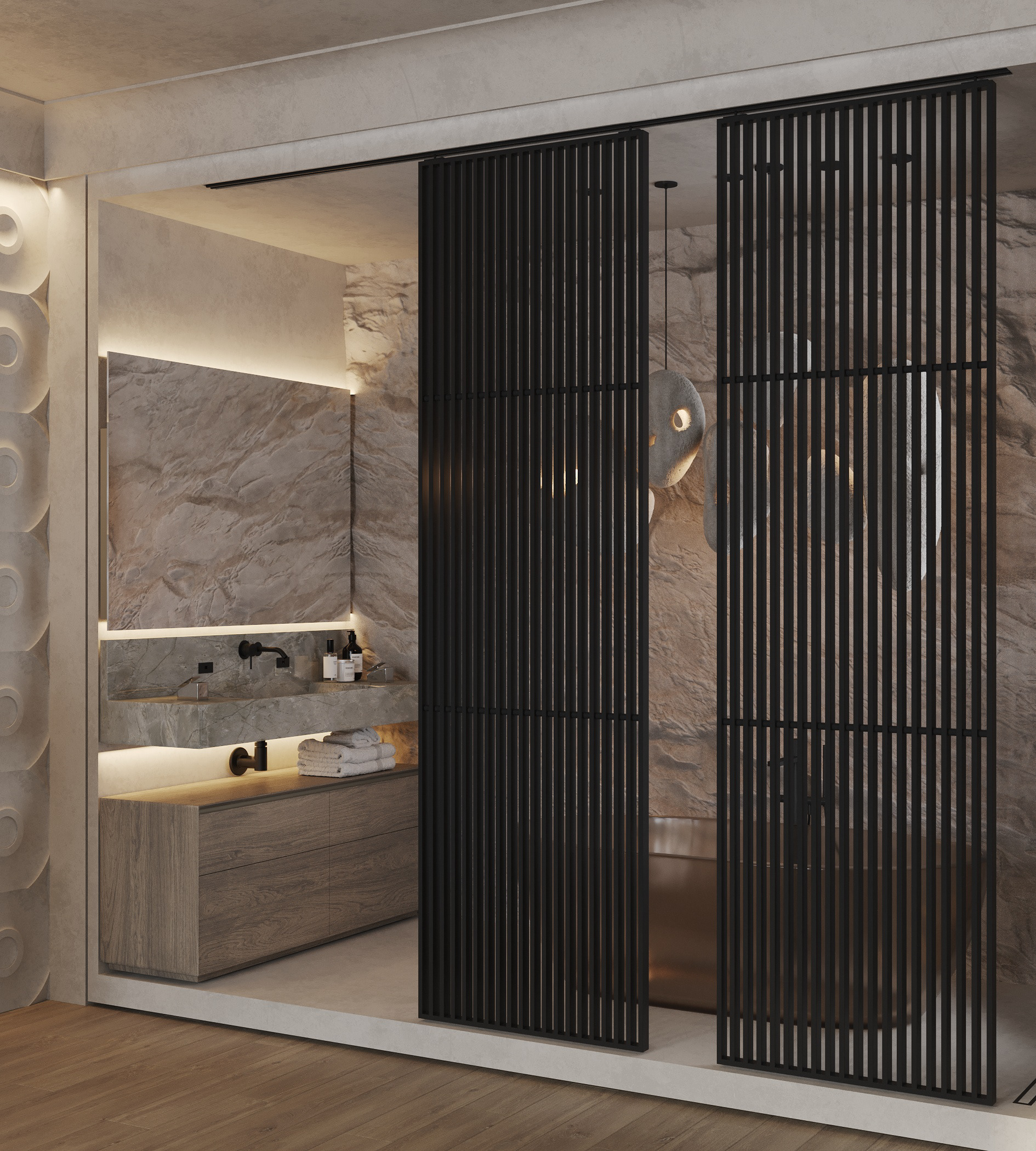 自然风现代别墅设计-19