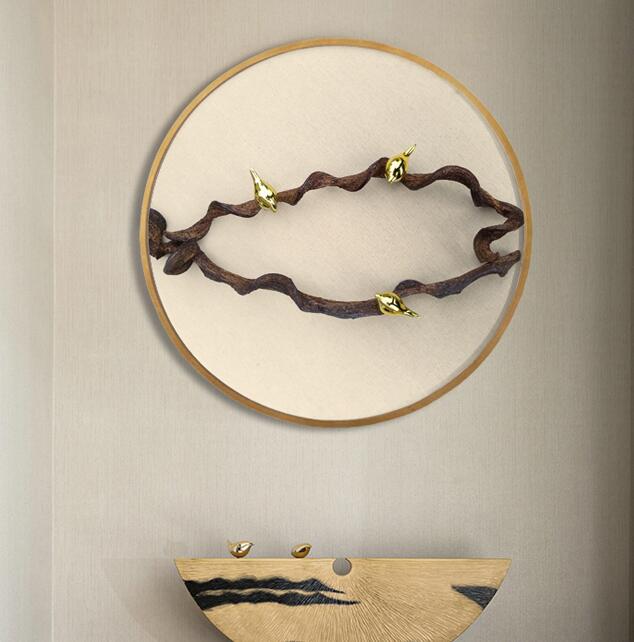 新中式禅意立体装饰画客厅玄关卧室沙发床头背景墙软装样板房挂画-2