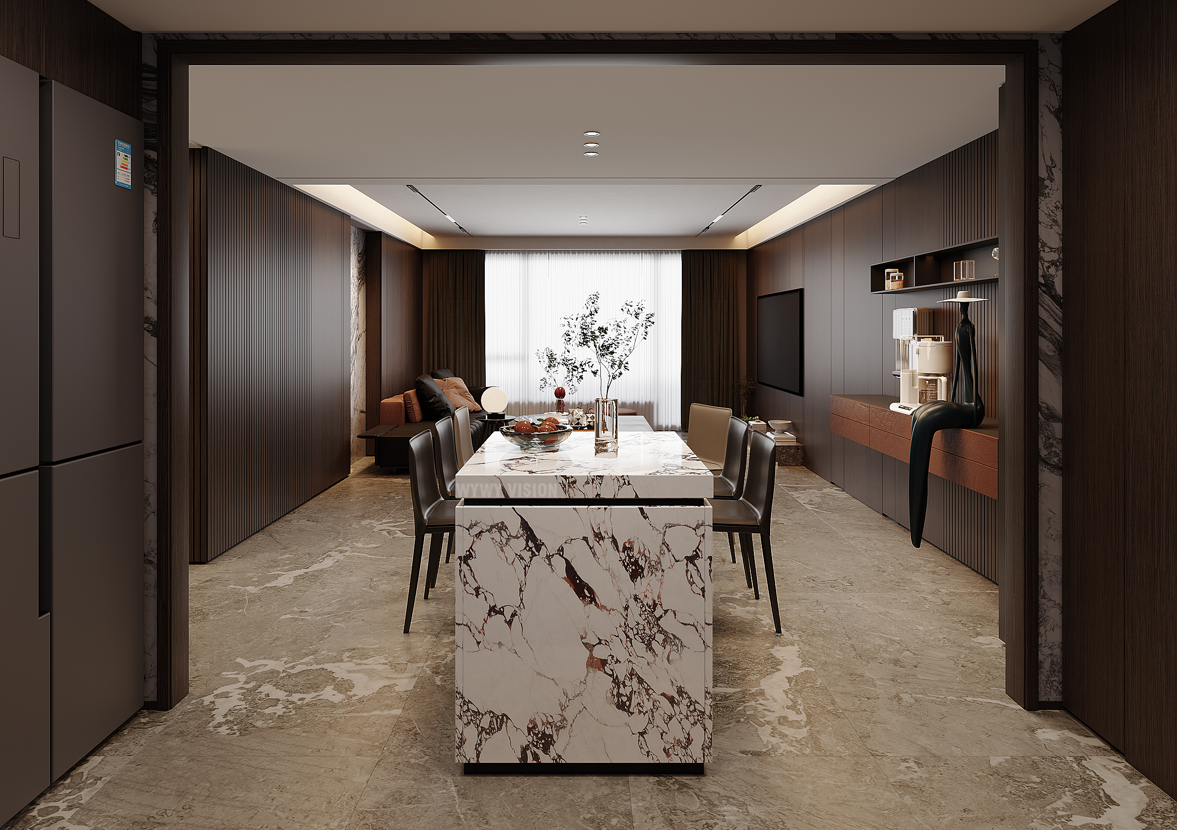 现代 · 黑胡桃丨效果表现-12