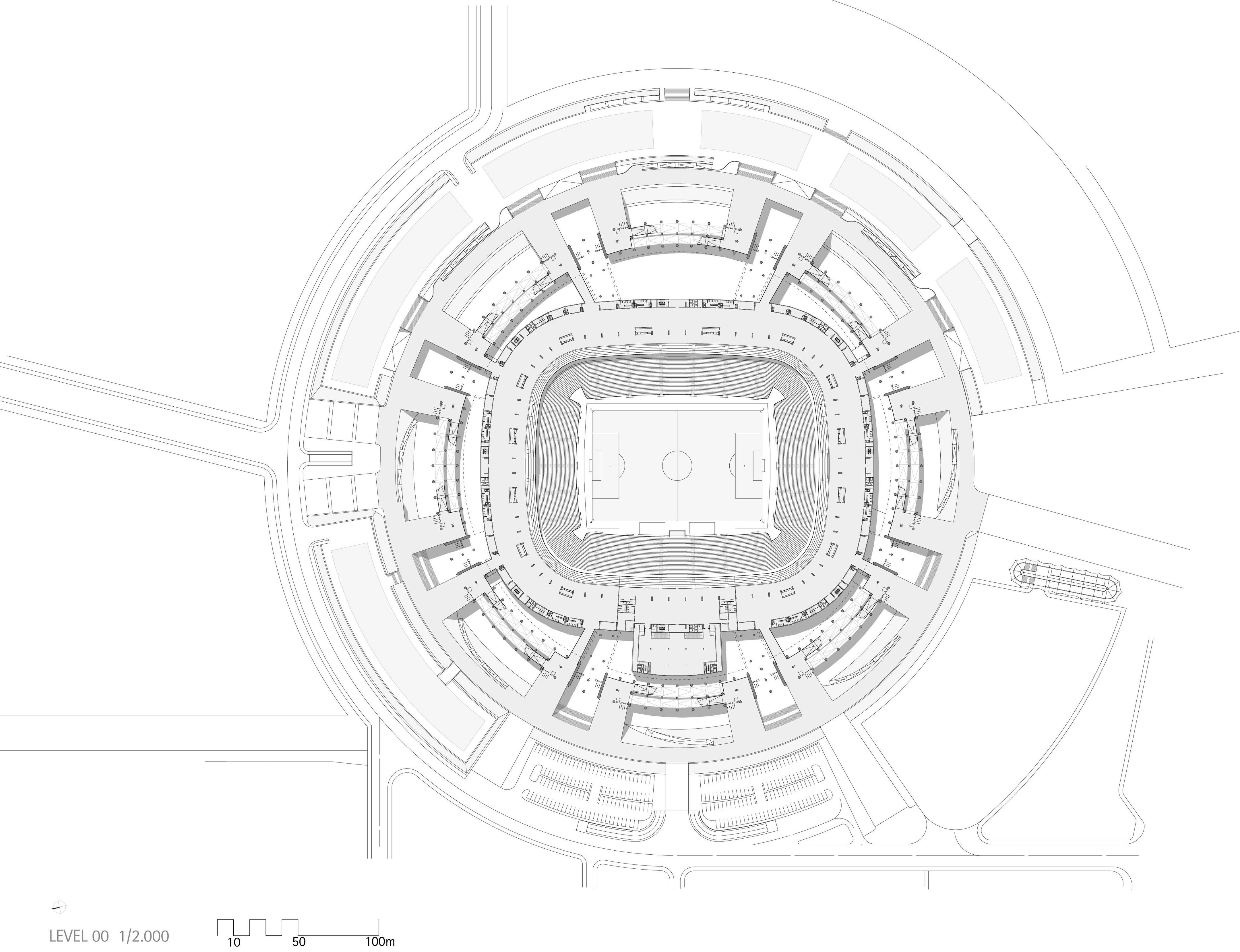 gmp Architekten丨体育馆丨EstádioNacionalManéGarrincha-15