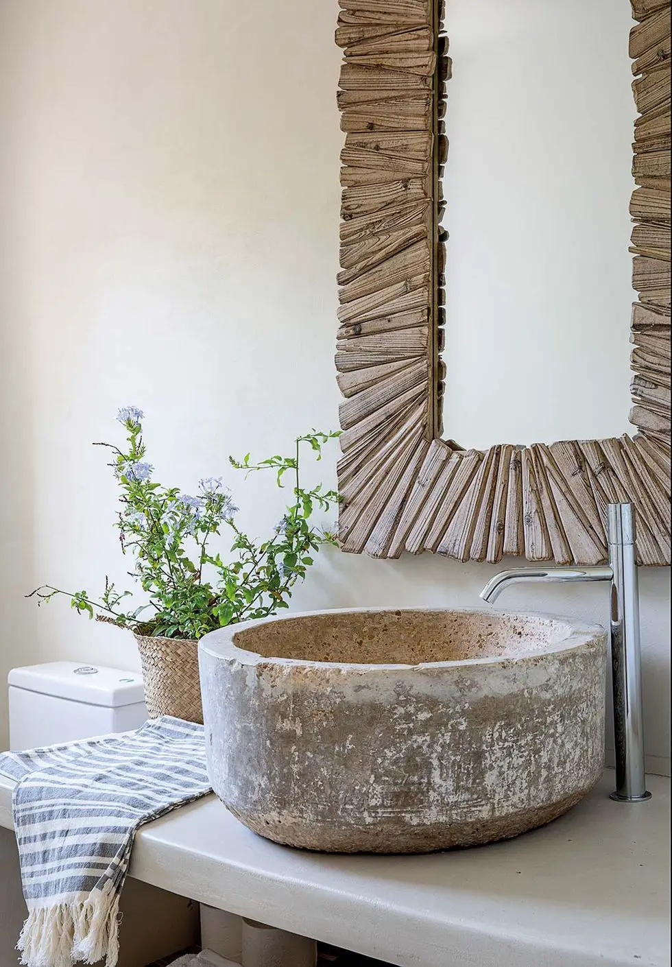 西班牙海景别墅的清新地中海风设计-9