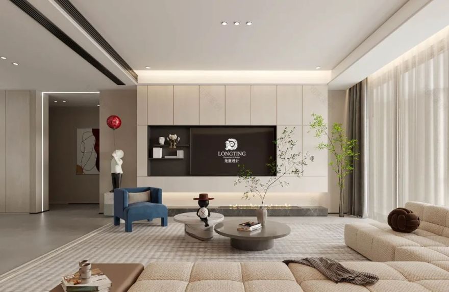 现代风天澜湾 120 方丨LONGTING DESIGN-12