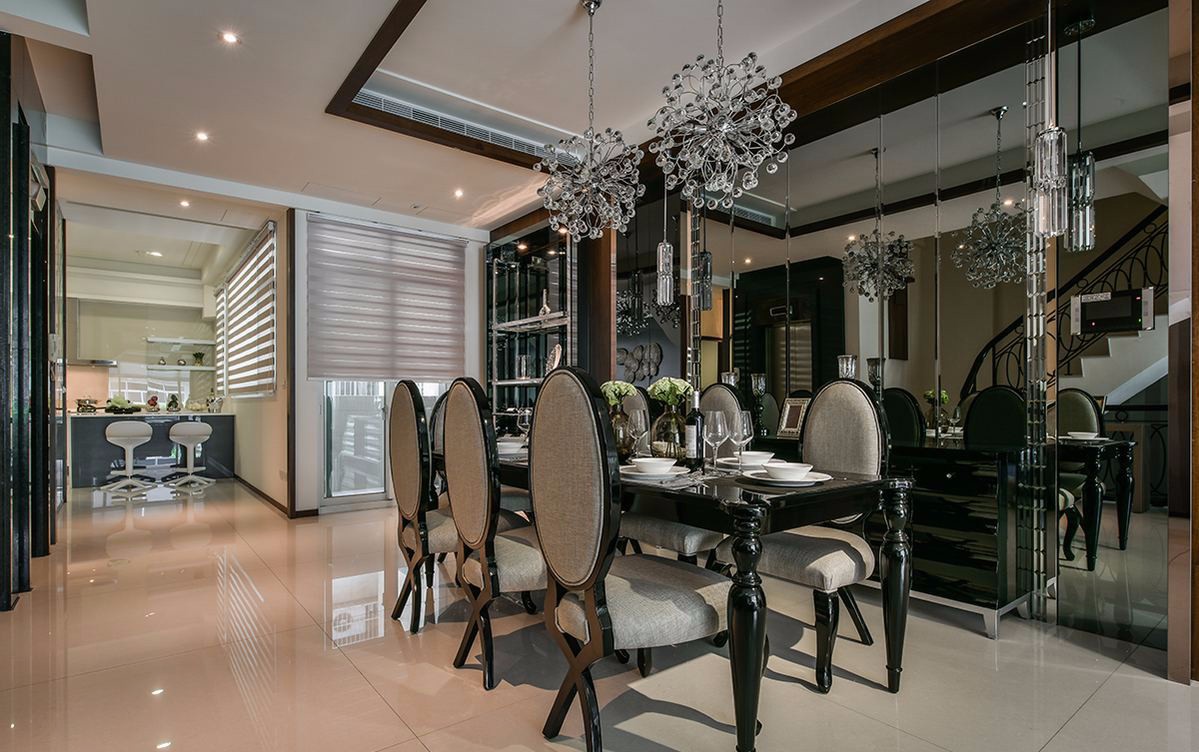 金皇龙奢华风样板间  咏絮室内装修设计-3