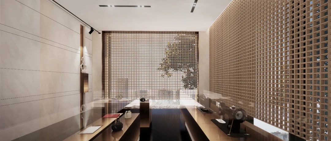 康定斯基灵感几何咖啡厅丨源里源外设计-51