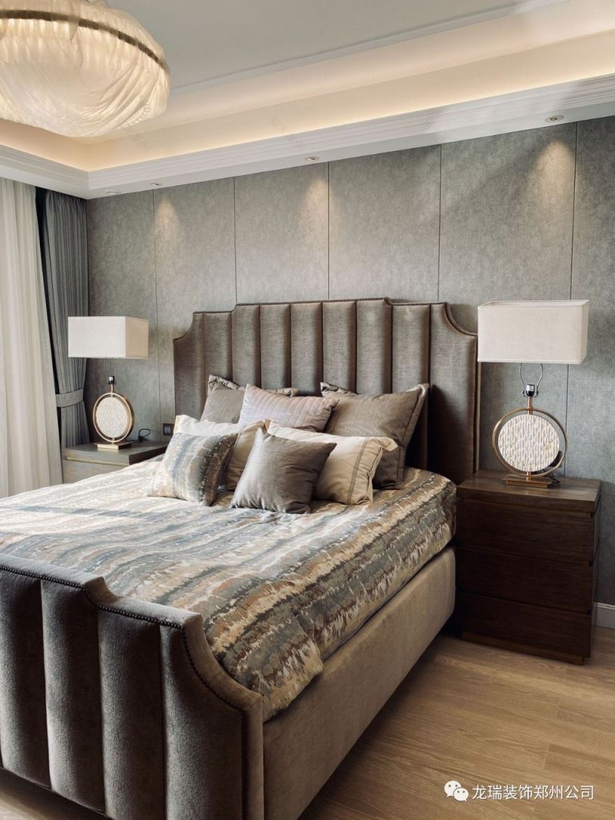 恒熙花园美式轻奢别墅丨郑州龙瑞装饰工程有限公司-78