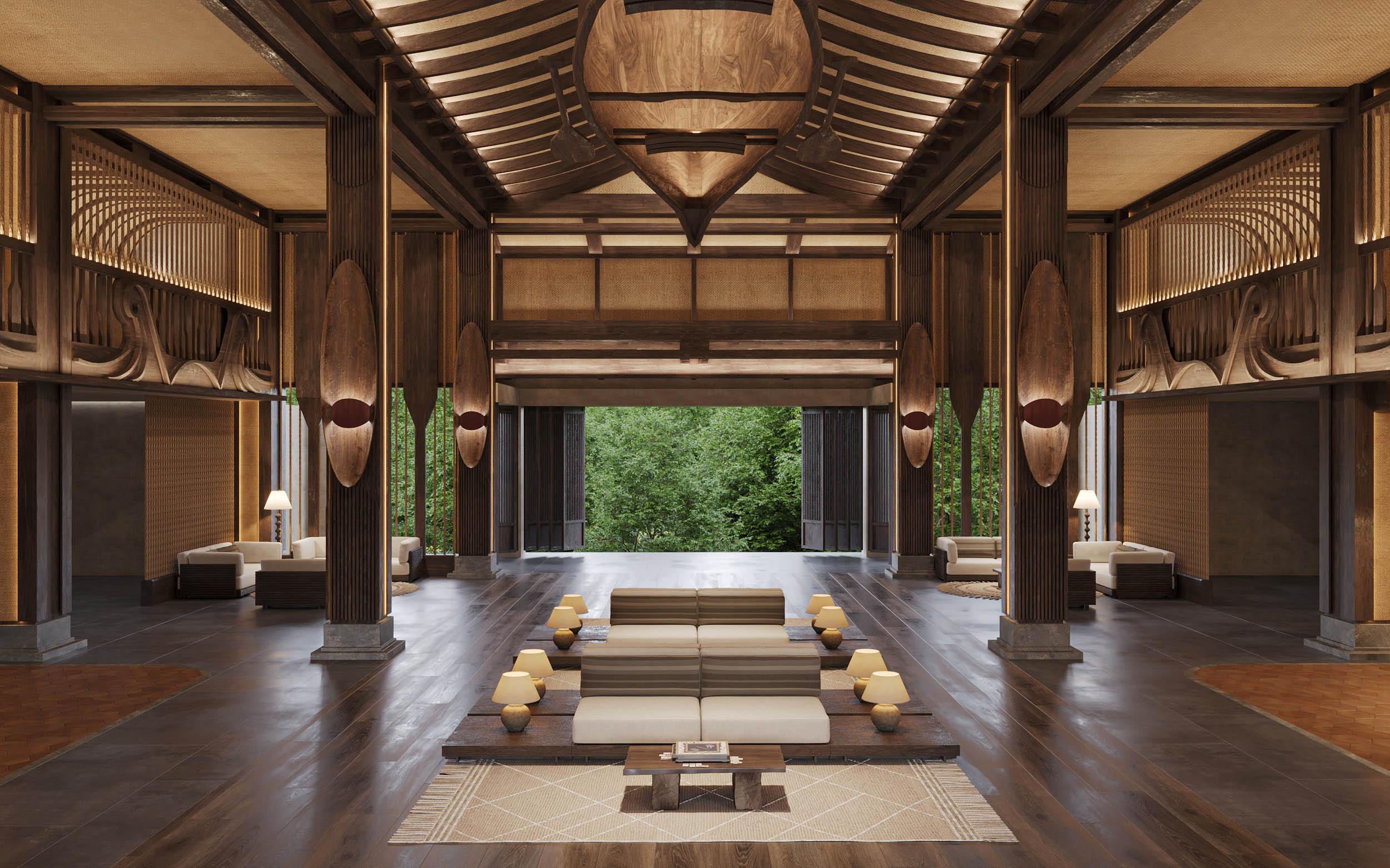 综合室内设计方案（含接待厅,餐厅咖啡馆,别墅）-9