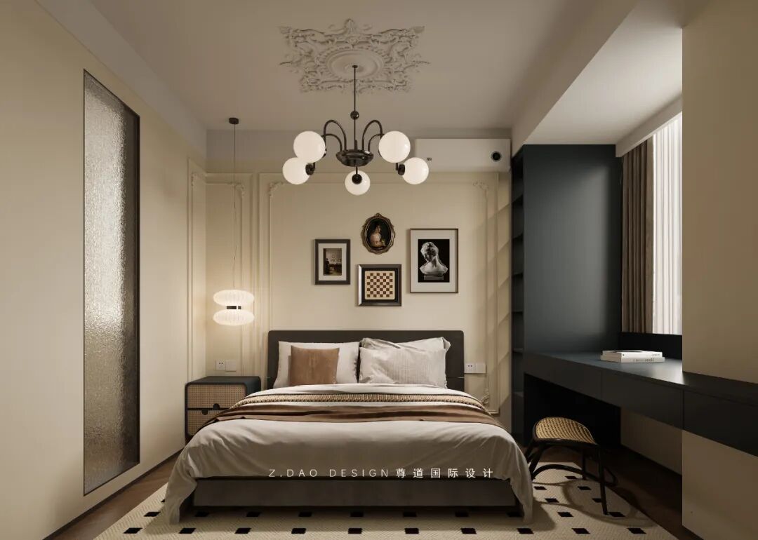 尊道新作|合肥『紫竹苑』90后偷偷爆改旧房，法式复古风，宅瘾超标！-79