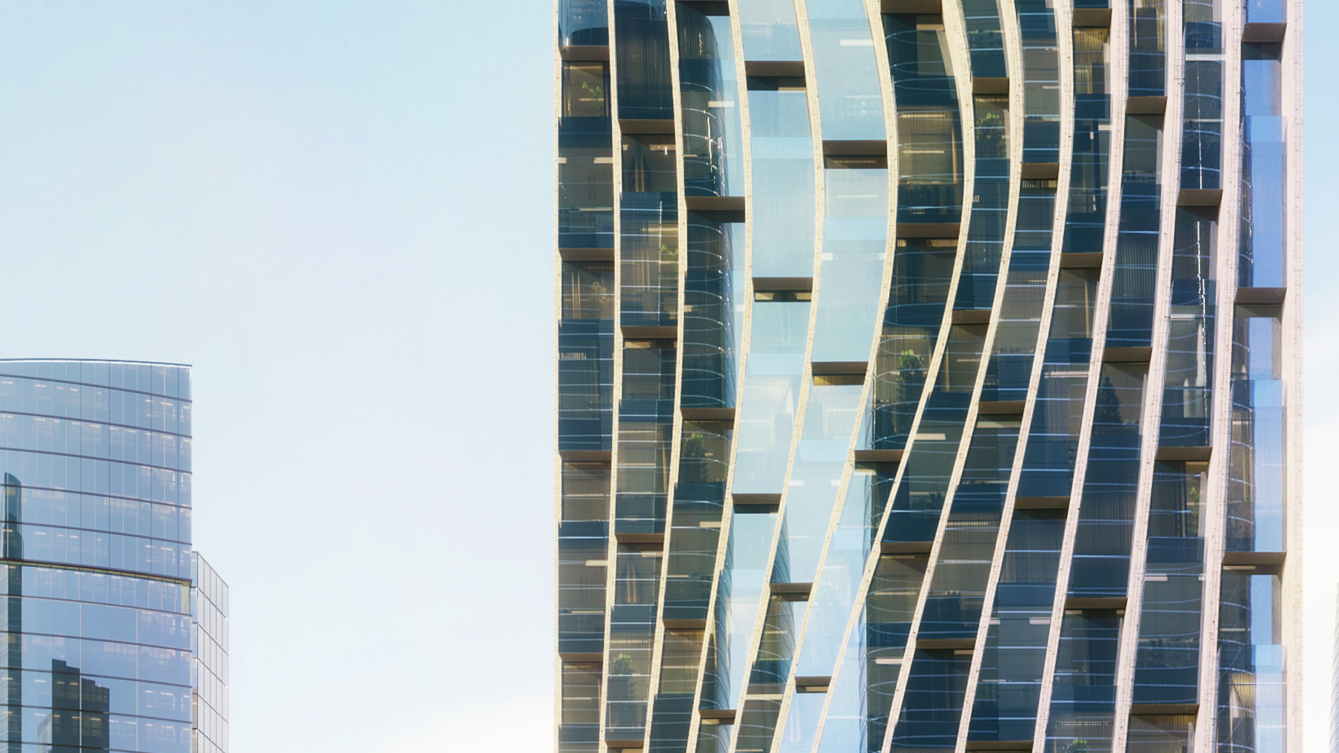 UAE,Dubai,Wavy Tower , Concept Design of offices tower-3