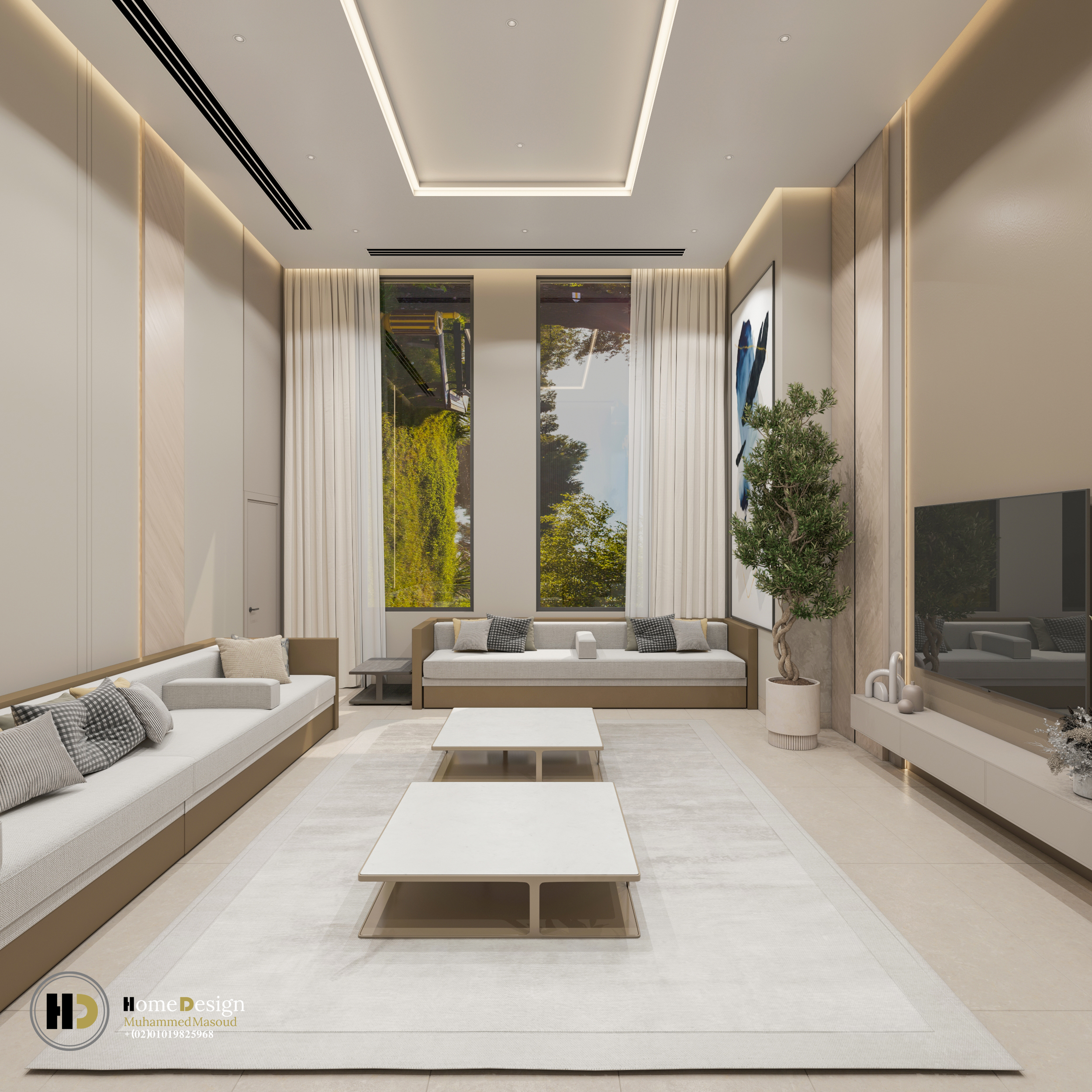 تصميم ديوانية بالكويت-5