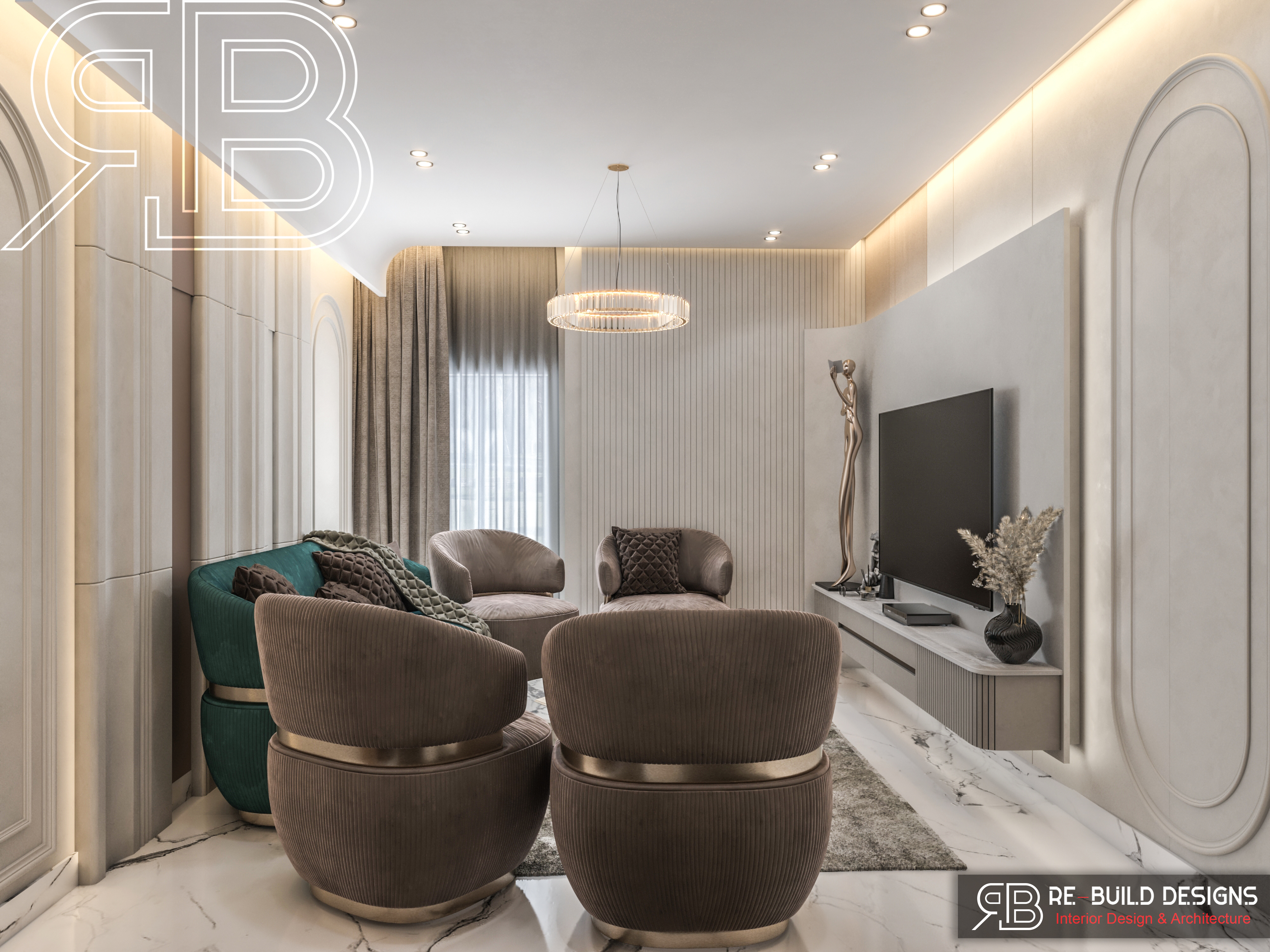 家居接待区室内设计丨埃及亚历山大-22