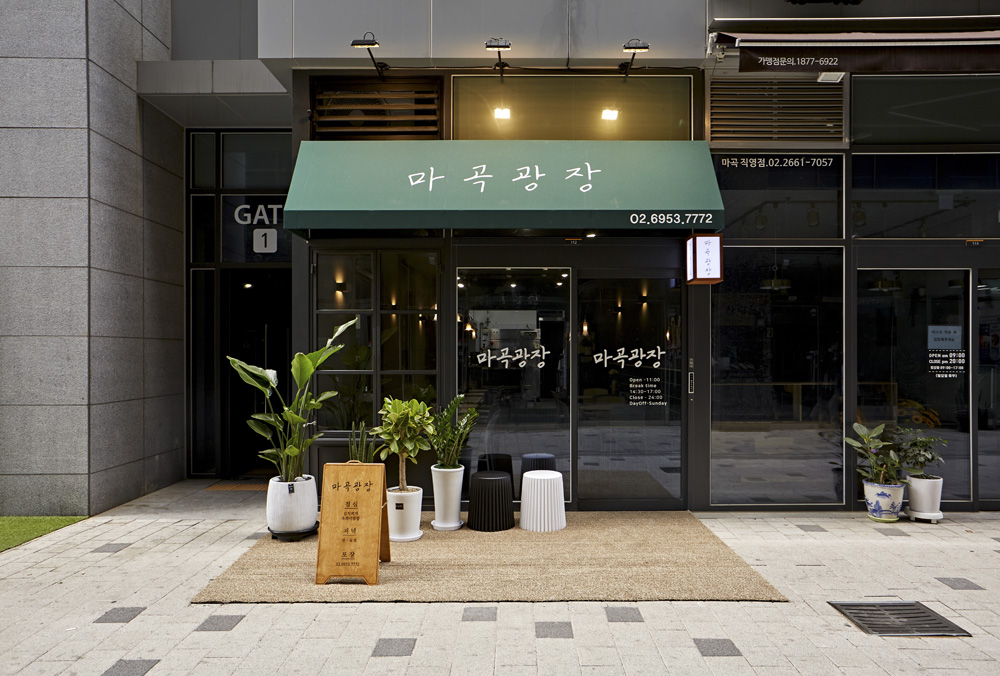 韩式餐厅设计，黑色石材的极致运用-2