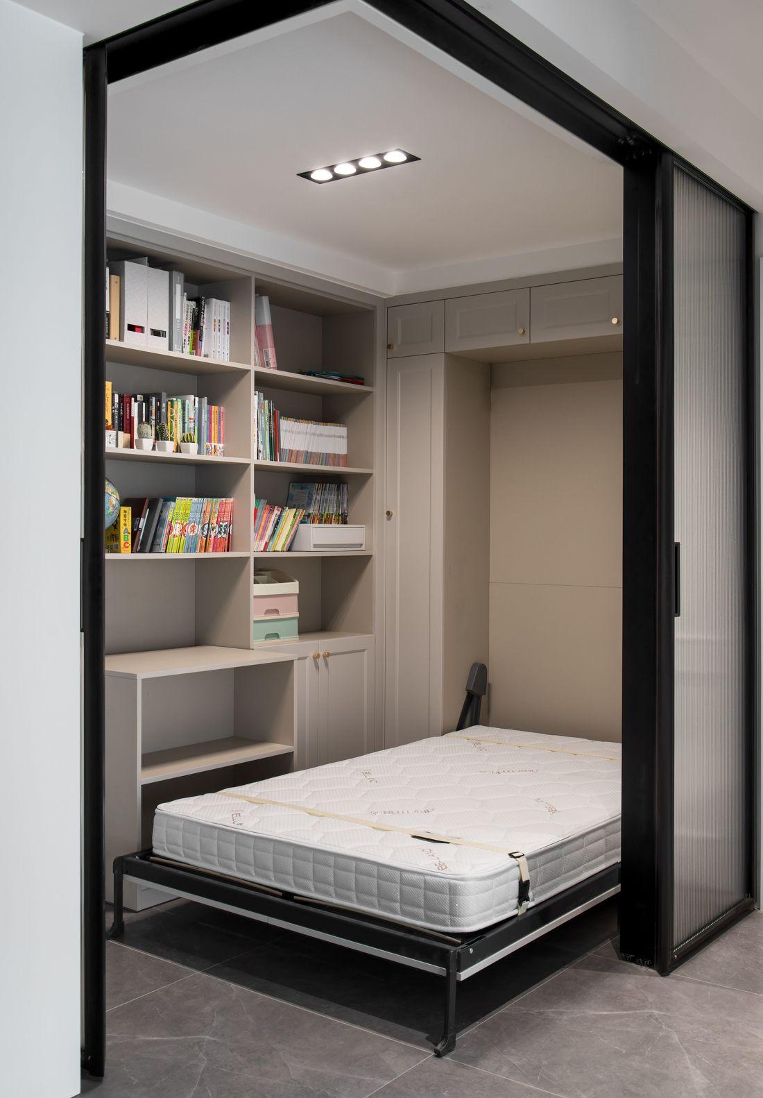 美式风情 98㎡两房变三居巧妙设计-14