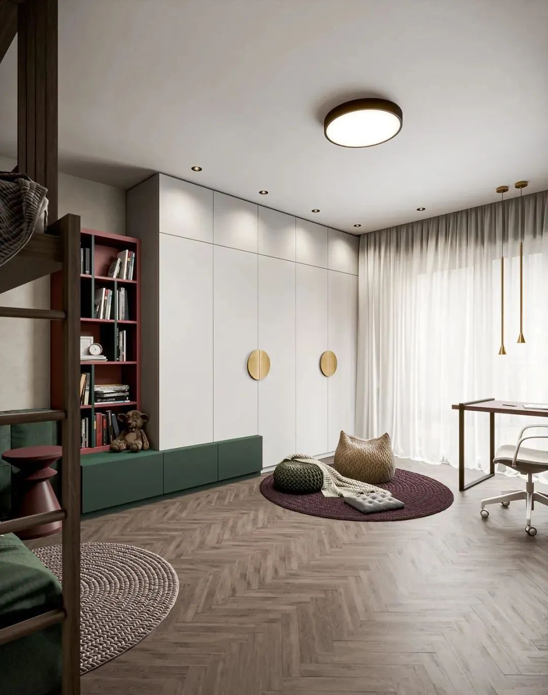 320㎡轻奢双层别墅设计丨Lev Prodaction-26