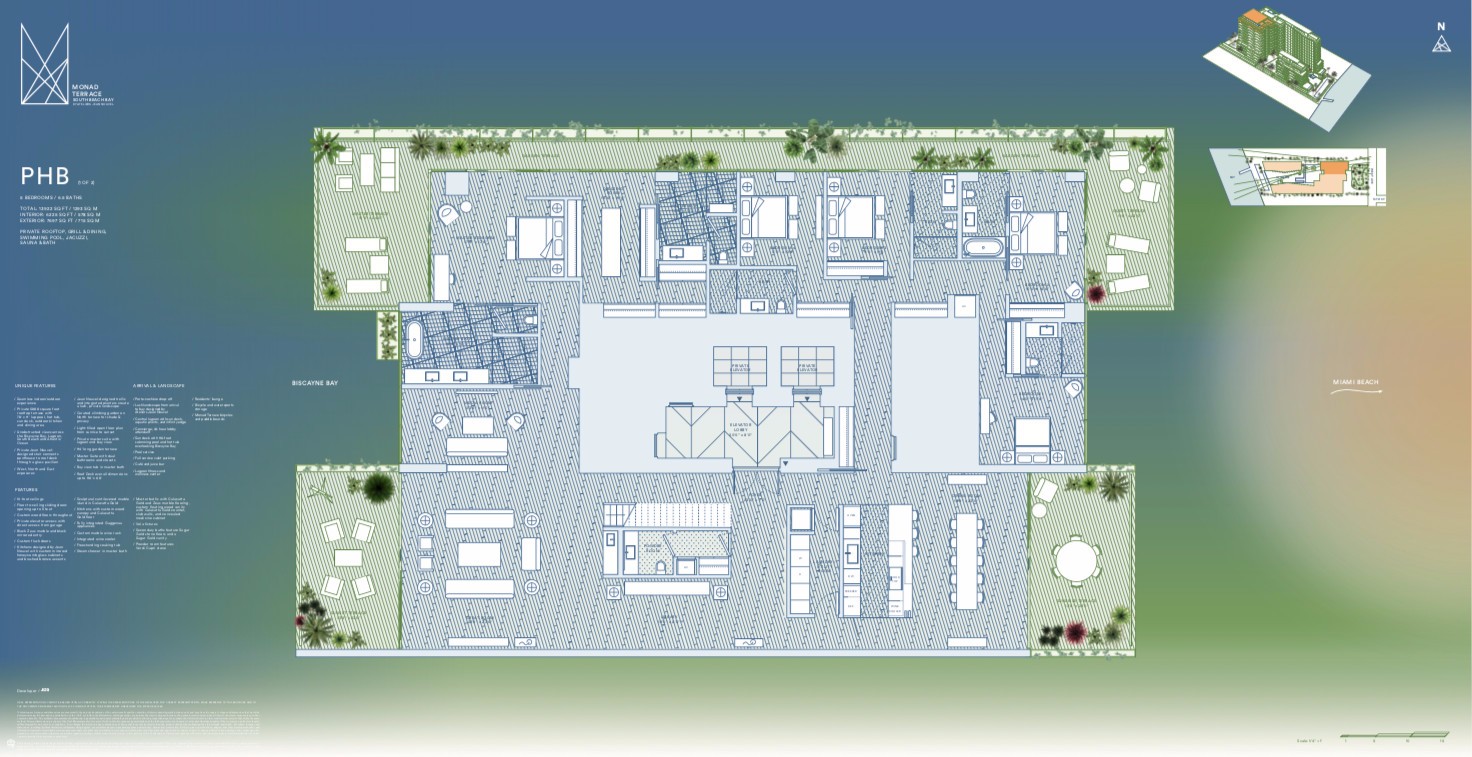 让努维尔设计的海滨公寓，1000平米的顶层复式，售价不到8千万-62