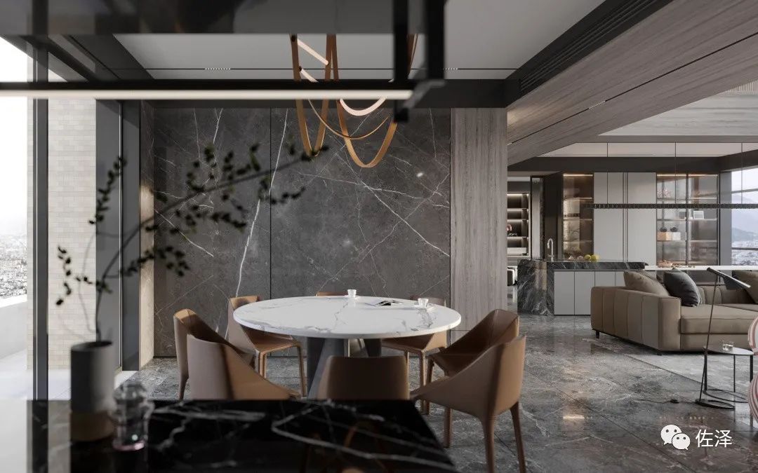 意式简约之美,佛山中信山语湖复式住宅设计-24