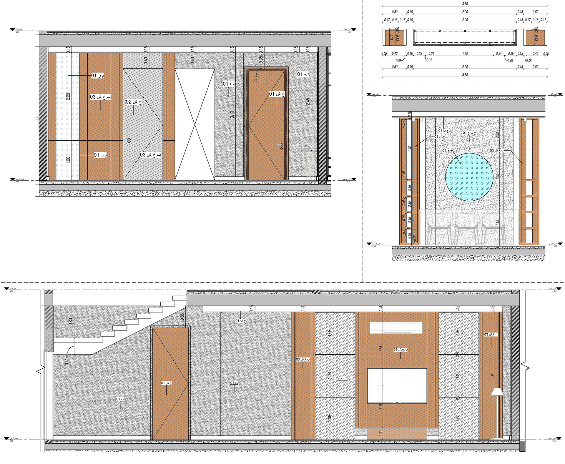 A·A 现代别墅室内设计丨沙特阿拉伯丨Bariq Consultants-22
