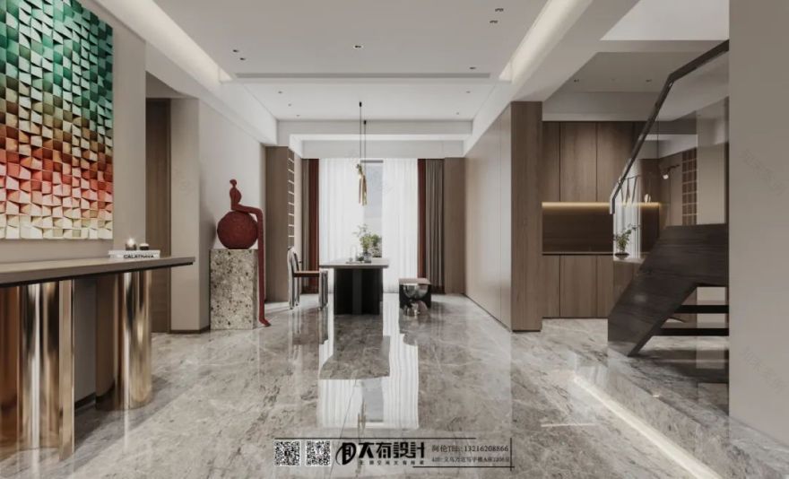 色彩灵动的现代空间 · 义乌住宅项目丨大有设计团队-37