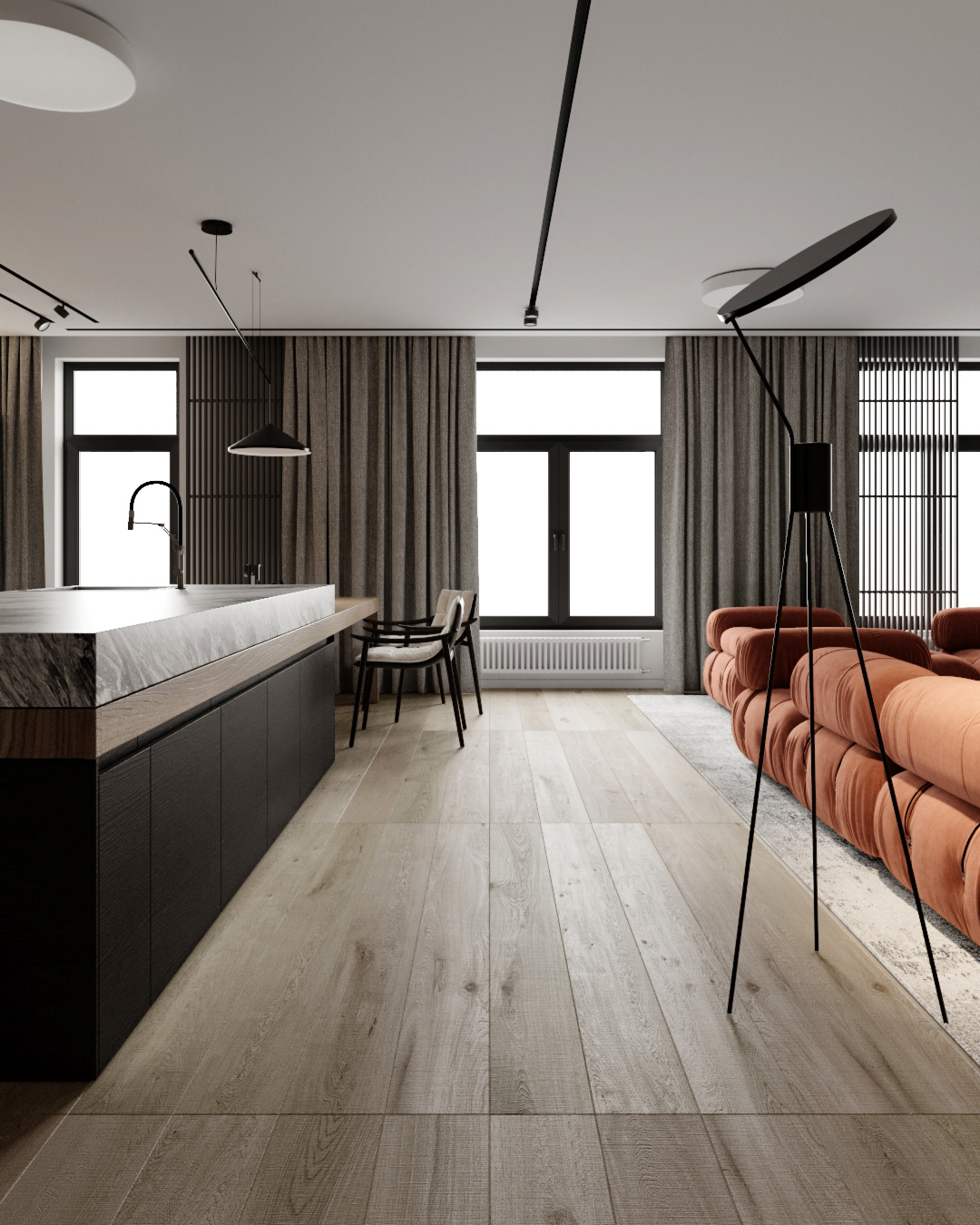 多彩现代简约，开放式空间设计！-11