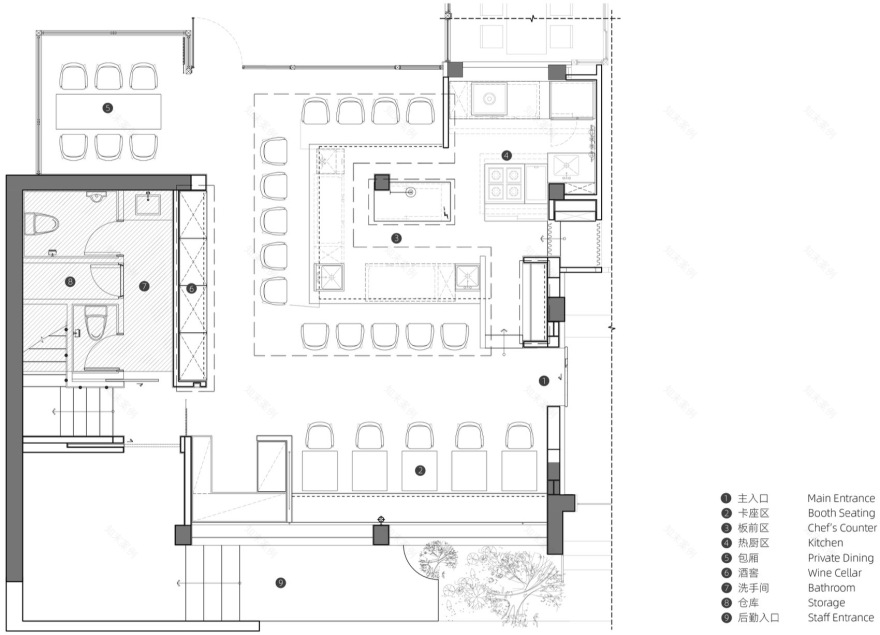 YORU 静酩日法餐酒馆(华侨城店)丨中国深圳丨如室建筑设计事务所-77