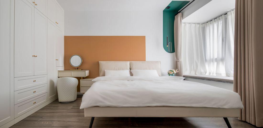 美式风情 98㎡两房变三居巧妙设计-16