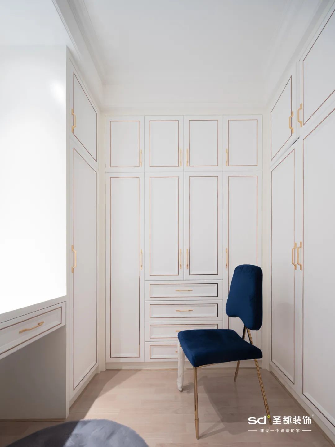 210㎡美式轻奢婚房,父母审美逆袭,犹如艺术馆-56