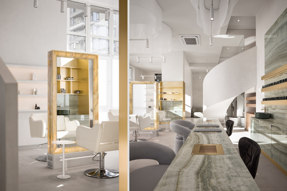 美发店丨Vilchinskaya Design Bureau-0